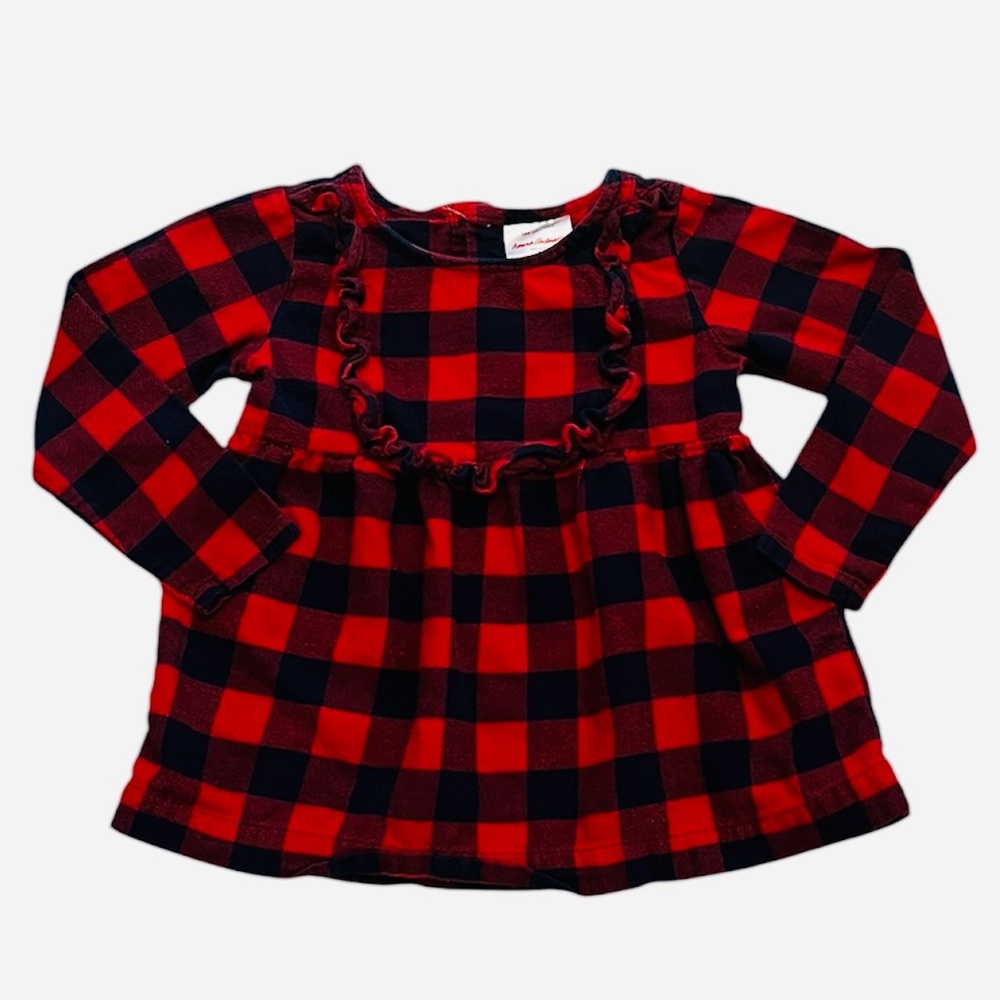 Hanna Andersson 100(4) Buffalo Plaid Flannel long sleeve top